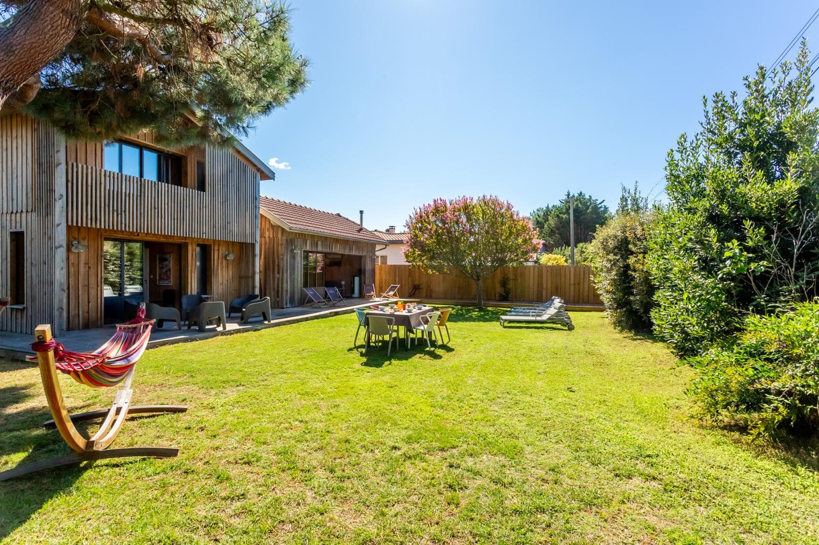 The villa’s garden and terraces